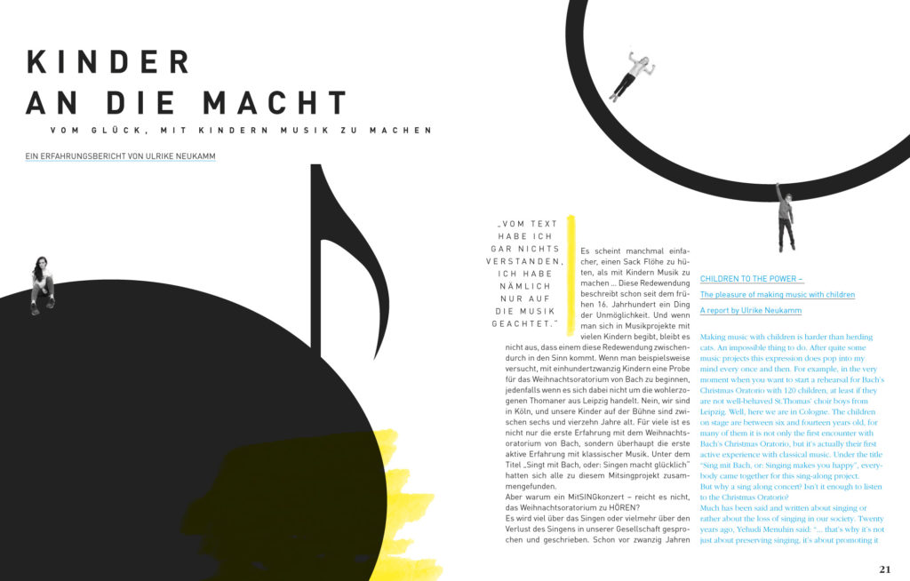 Doppelseite zamus Magazin