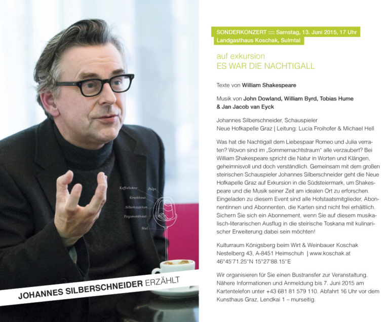 Doppelseite Programm Neue Hofkapelle Graz