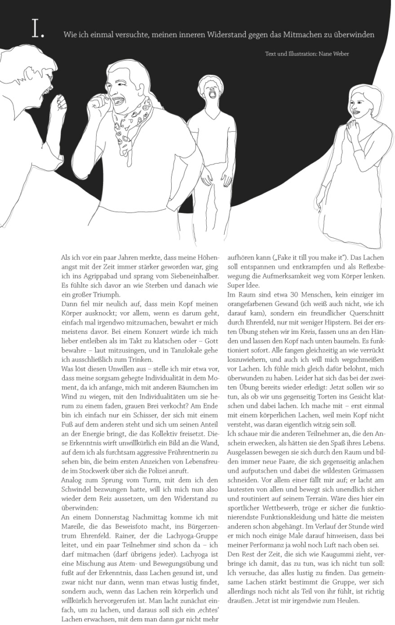 Text und Illustration zum Thema "Der innere Widerstand" aus ehrenfelder